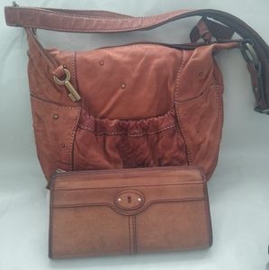 Fossil crossbody bag with wallet
